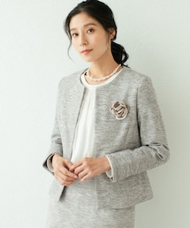 LEPSIM | ツイードクルーネックジャケット[2022春夏](ジャケット/アウター)