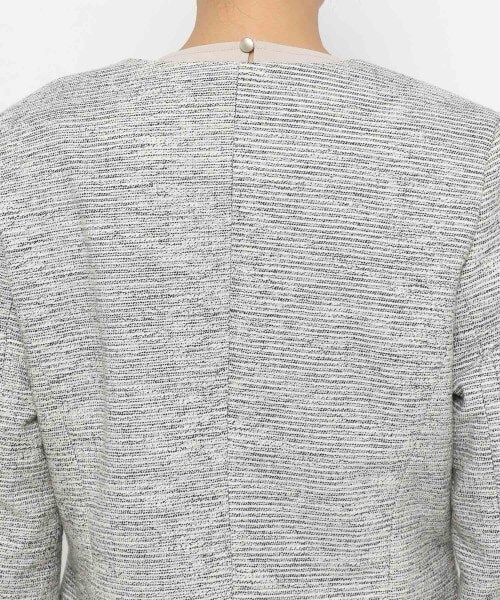 LEPSIM（レプシィム）の「ツイードクルーネックジャケット[2022春夏]（ジャケット/アウター・レディース・モノトーン05/ネイビー88・M/L）」の15枚目の写真