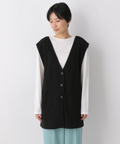 LEPSIM（レプシィム）の「2WAY2Pセットプルオーバー（トップス・レディース・ブラック09/オリーブ72・FREE SIZE）」の7枚目の写真