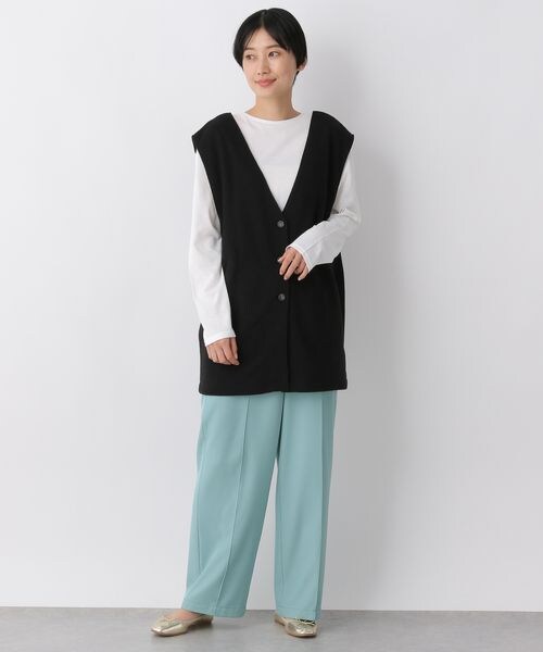 LEPSIM（レプシィム）の「2WAY2Pセットプルオーバー（トップス・レディース・ブラック09/オリーブ72・FREE SIZE）」の3枚目の写真