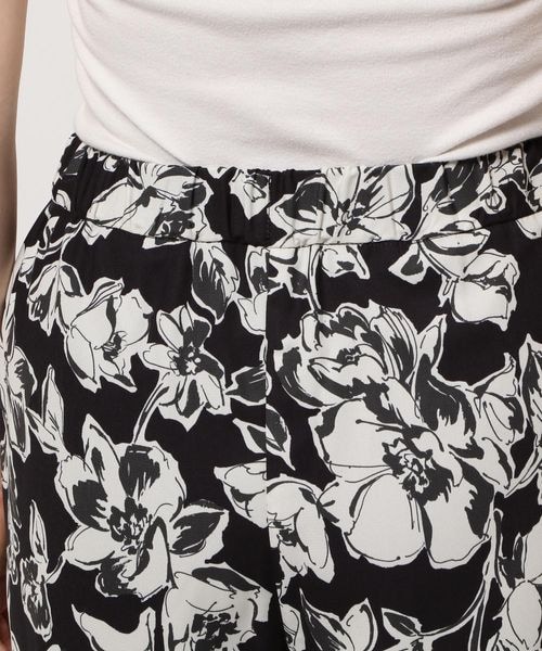 LEPSIM（レプシィム）の「ハナガラプリントパンツ（パンツ・レディース・ブラック09/イエロー63/ブルー83・FREE SIZE）」の16枚目の写真