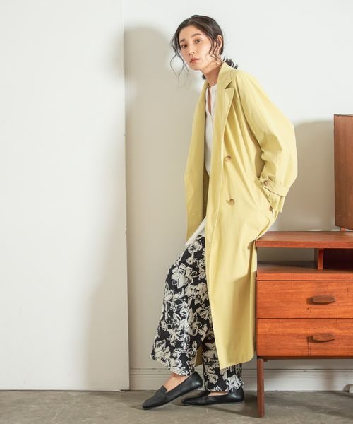 LEPSIM（レプシィム）の「ハナガラプリントパンツ（パンツ・レディース・ブラック09/イエロー63/ブルー83・FREE SIZE）」の4枚目の写真