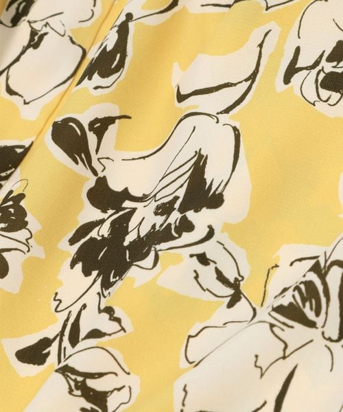 LEPSIM（レプシィム）の「ハナガラプリントパンツ（パンツ・レディース・ブラック09/イエロー63/ブルー83・FREE SIZE）」の18枚目の写真