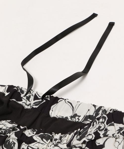 LEPSIM（レプシィム）の「ハナガラプリントパンツ（パンツ・レディース・ブラック09/イエロー63/ブルー83・FREE SIZE）」の14枚目の写真