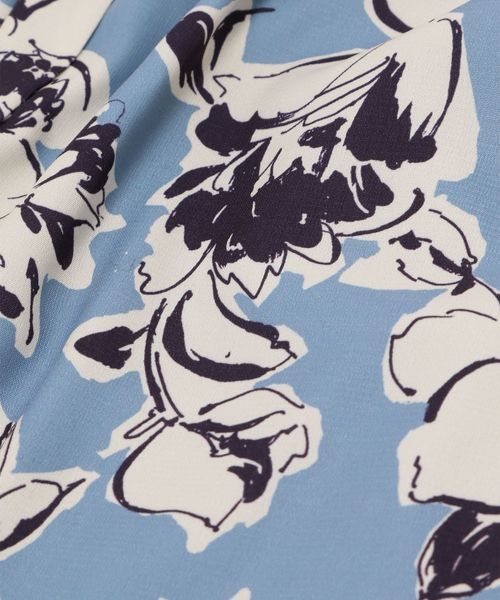 LEPSIM（レプシィム）の「ハナガラプリントパンツ（パンツ・レディース・ブラック09/イエロー63/ブルー83・FREE SIZE）」の19枚目の写真