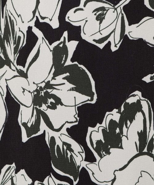 LEPSIM（レプシィム）の「ハナガラプリントパンツ（パンツ・レディース・ブラック09/イエロー63/ブルー83・FREE SIZE）」の17枚目の写真