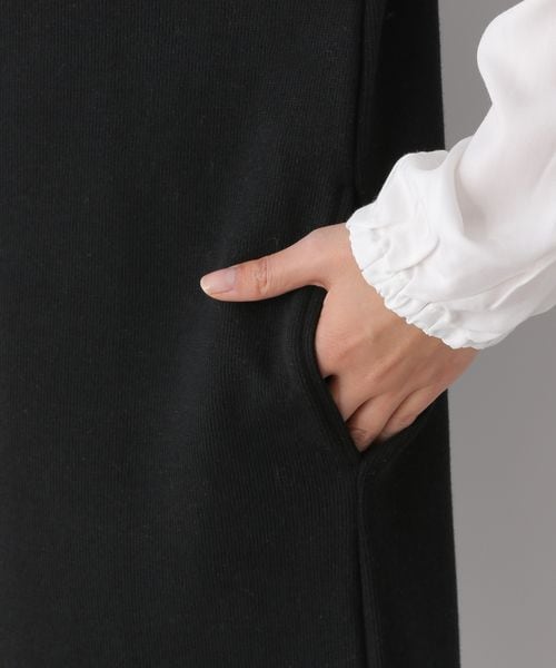 LEPSIM（レプシィム）の「フハクドッキングカットワンピース（ワンピース/ドレス・レディース・ブラック09/グレージュ13/カーキ78・FREE SIZE）」の12枚目の写真