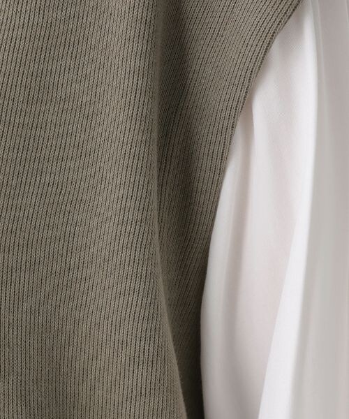 LEPSIM（レプシィム）の「フハクドッキングカットワンピース（ワンピース/ドレス・レディース・ブラック09/グレージュ13/カーキ78・FREE SIZE）」の16枚目の写真