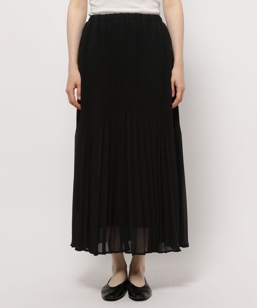 LEPSIM（レプシィム）の「ランダムヘンカプリーツスカート（スカート・レディース・ブラック09/グレージュ13/ブルー82・FREE SIZE）」の11枚目の写真