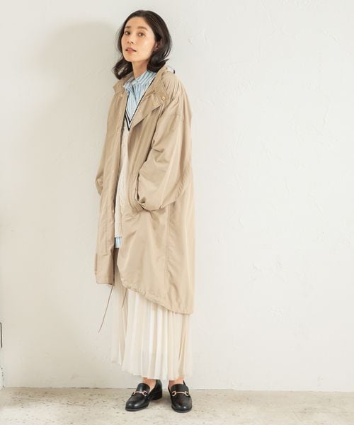 LEPSIM（レプシィム）の「ランダムヘンカプリーツスカート（スカート・レディース・ブラック09/グレージュ13/ブルー82・FREE SIZE）」の6枚目の写真