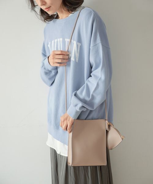 LEPSIM（レプシィム）の「ポーチ付きミニショルダーバッグ（バッグ・レディース・エクリュ08/ブラック09/グレージュ52/ブルー82・ONE SIZE）」の9枚目の写真