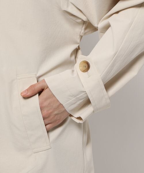 LEPSIM（レプシィム）の「ロングテーラードコート（ジャケット/アウター・レディース・オフホワイト08/ベージュ52/イエロー65・FREE SIZE）」の13枚目の写真