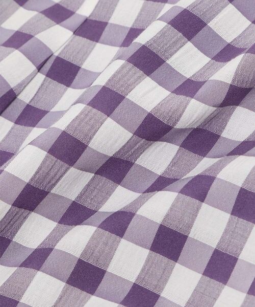 LEPSIM(レプシィム)の「ギンガムマーメイドスカート(スカート・レディース・ブラック09/ライムイエロー62/パープル95・M/L)」の20枚目の写真