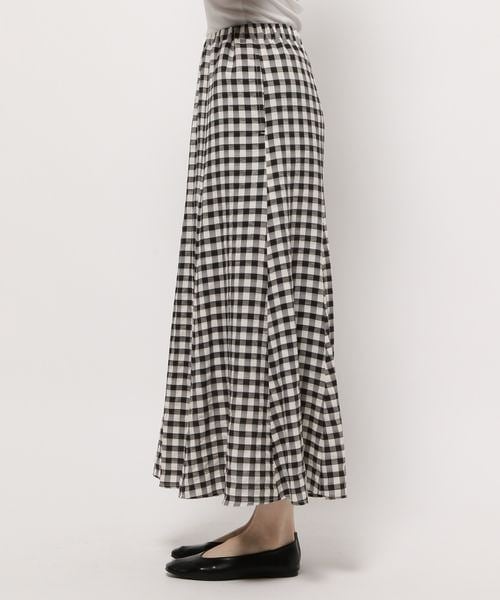 LEPSIM(レプシィム)の「ギンガムマーメイドスカート(スカート・レディース・ブラック09/ライムイエロー62/パープル95・M/L)」の10枚目の写真