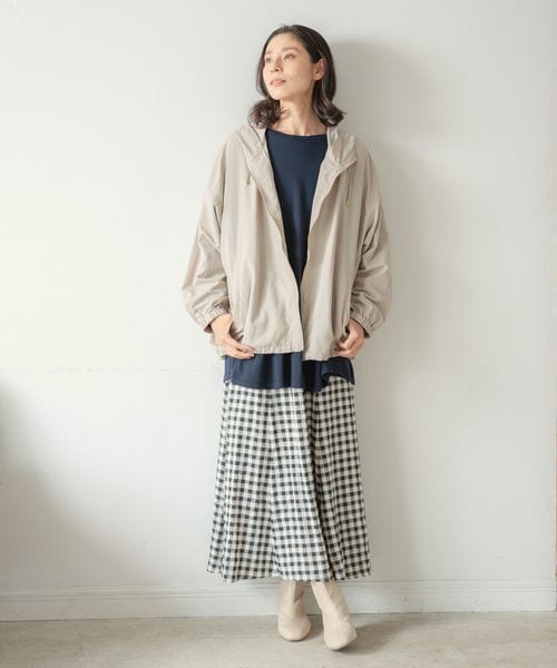 LEPSIM(レプシィム)の「ギンガムマーメイドスカート(スカート・レディース・ブラック09/ライムイエロー62/パープル95・M/L)」の5枚目の写真