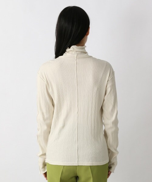 LOWRYS FARM（ローリーズファーム）の「メローテレコタートルＬＳ（トップス・レディース・アイボリー08/イエロー65/グリーン72・F）」の7枚目の写真