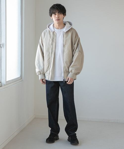 LOWRYS FARM（ローリーズファーム）の「ＢＩＧＭＡ－１（ジャケット/アウター・レディース・アイボリー08/グリーン78・M/L）」の9枚目の写真