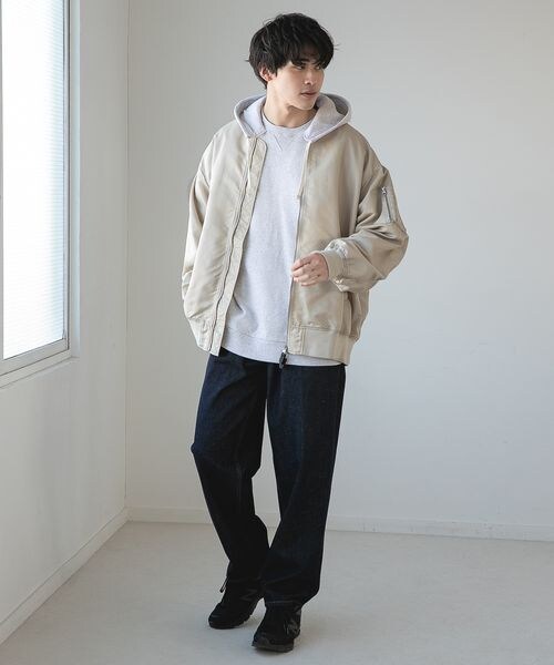 LOWRYS FARM（ローリーズファーム）の「ＢＩＧＭＡ－１（ジャケット/アウター・レディース・アイボリー08/グリーン78・M/L）」の8枚目の写真