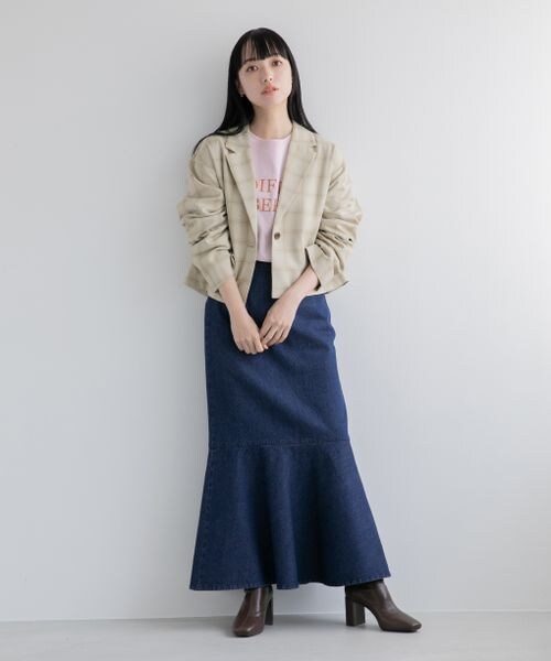 LOWRYS FARM（ローリーズファーム）の「ロゴＴＥＥＬＳ（トップス・レディース・オフ05/アイボリー08/ブラック09/ピンク22・F）」の10枚目の写真