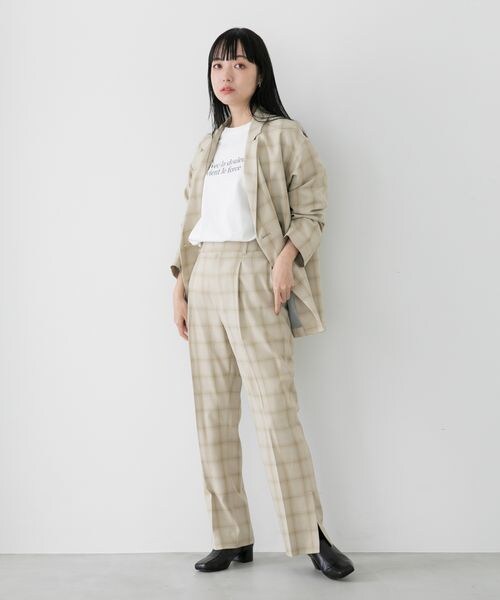 LOWRYS FARM（ローリーズファーム）の「ロゴＴＥＥＬＳ（トップス・レディース・オフ05/アイボリー08/ブラック09/ピンク22・F）」の5枚目の写真