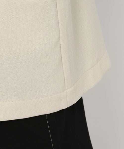 LOWRYS FARM（ローリーズファーム）の「バスケット機能ベスト（ジャケット/アウター・レディース・アイボリー08/グレーチェック10/チャコール18/グリーン75/パープル95・F）」の19枚目の写真