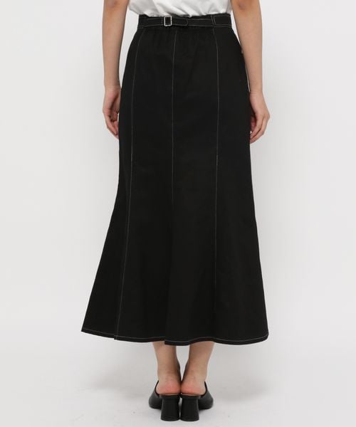 LOWRYS FARM（ローリーズファーム）の「サイズアレンジベルトスカート（スカート・レディース・ブラック09・M/L）」の7枚目の写真