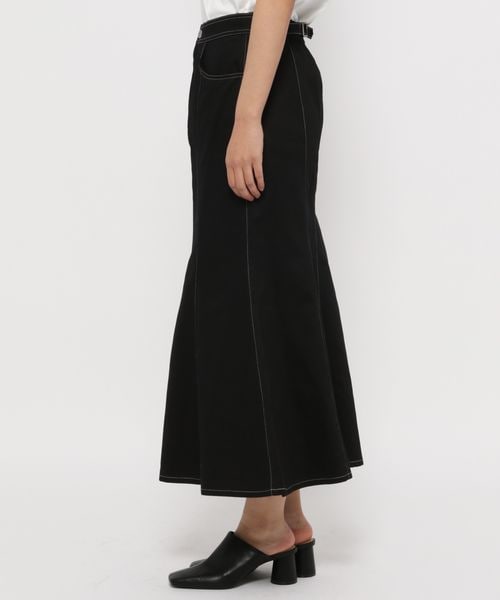 LOWRYS FARM（ローリーズファーム）の「サイズアレンジベルトスカート（スカート・レディース・ブラック09・M/L）」の6枚目の写真