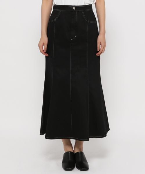 LOWRYS FARM（ローリーズファーム）の「サイズアレンジベルトスカート（スカート・レディース・ブラック09・M/L）」の5枚目の写真