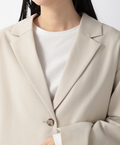 LOWRYS FARM（ローリーズファーム）の「LANATEC機能ショートジャケット（ジャケット/アウター・レディース・アイボリー08/ベージュチェック52/ブラウン55/グリーンチェック78・F）」の20枚目の写真