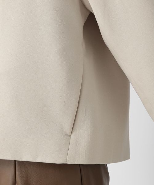 LOWRYS FARM（ローリーズファーム）の「LANATEC機能ショートジャケット（ジャケット/アウター・レディース・アイボリー08/ベージュチェック52/ブラウン55/グリーンチェック78・F）」の22枚目の写真