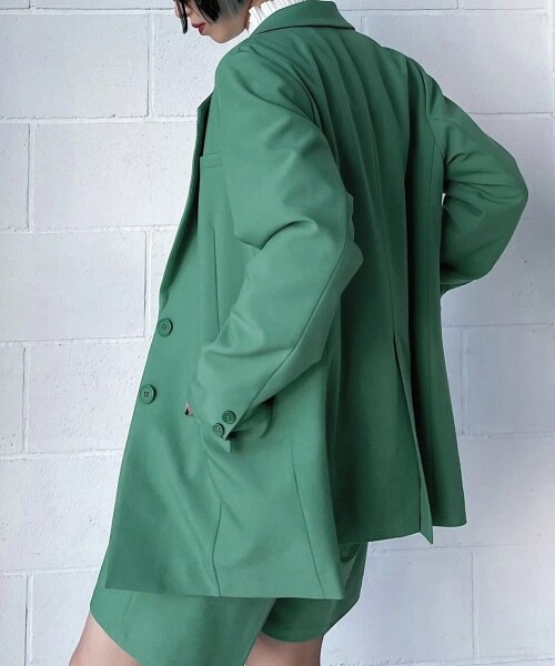 PAGEBOY（ページボーイ）の「リッチツイルセットアップジャケット（ジャケット/アウター・レディース・アイボリー05/ブラック09/杢チャコール18/グリーン76・F）」の16枚目の写真