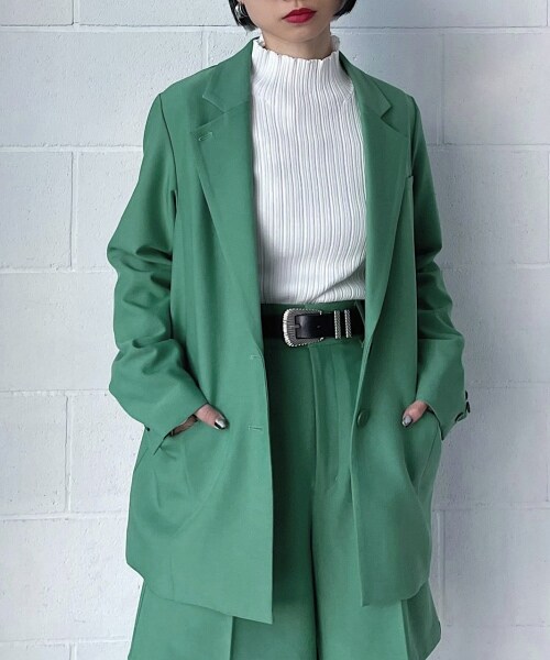 PAGEBOY（ページボーイ）の「リッチツイルセットアップジャケット（ジャケット/アウター・レディース・アイボリー05/ブラック09/杢チャコール18/グリーン76・F）」の17枚目の写真