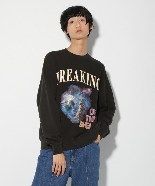 PAGEBOY（ページボーイ）の「スケボーグラフィックスウェット（トップス・レディース・ブラック09/ネイビー88・M/L）」の14枚目の写真