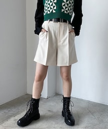 PAGEBOY | リッチツイルセットアップショートパンツ(パンツ)