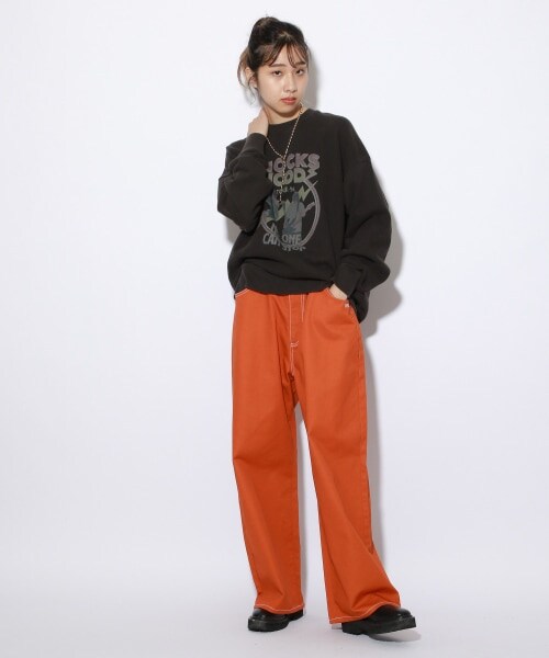 PAGEBOY(ページボーイ)の「カツラギスケーターパンツ(パンツ・レディース・ブラック09/オレンジ45/ブルー87・M/L)」の15枚目の写真