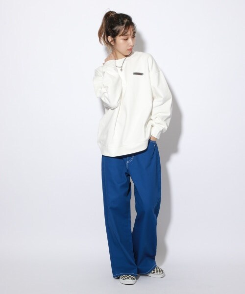 PAGEBOY(ページボーイ)の「カツラギスケーターパンツ(パンツ・レディース・ブラック09/オレンジ45/ブルー87・M/L)」の21枚目の写真
