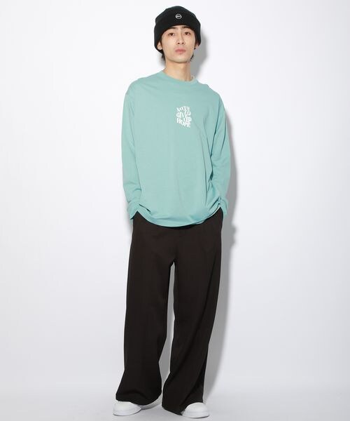 PAGEBOY(ページボーイ)の「スマートタックワイドパンツ(パンツ・レディース・ブラック09/ピンク25/サーモンピンク46/グリーン72/ライトブルー86・M/L)」の8枚目の写真