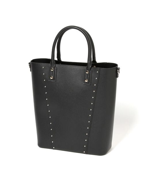 PAGEBOY（ページボーイ）の「モードスタッズトートバッグ（バッグ・レディース・オフホワイト05/ブラック09/シルバー12・FREE）」の10枚目の写真