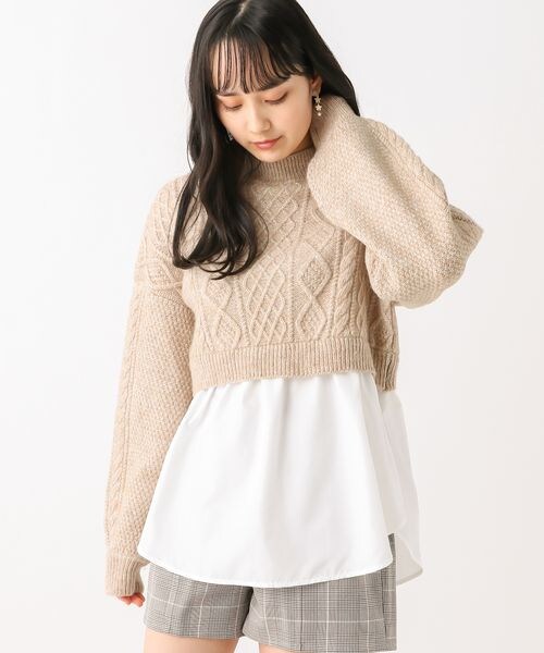 repipi armario（レピピ アルマリオ）の「カサネギフウニット  