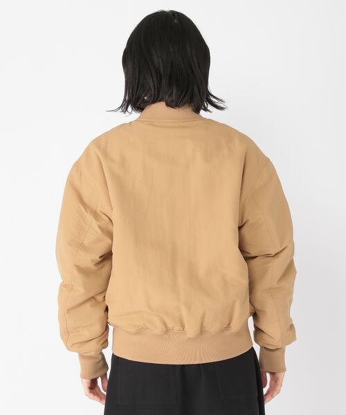 studio CLIP(スタディオクリップ)の「MA-1ブルゾン(ジャケット/アウター・レディース・アイボリー52/ベージュ55/カーキ78・M/L)」の11枚目の写真