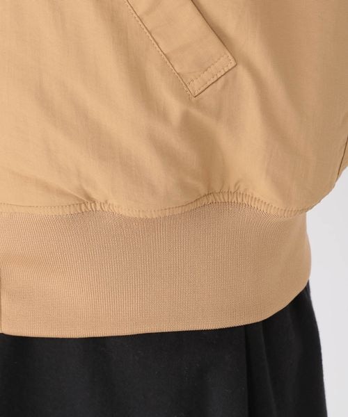 studio CLIP(スタディオクリップ)の「MA-1ブルゾン(ジャケット/アウター・レディース・アイボリー52/ベージュ55/カーキ78・M/L)」の16枚目の写真