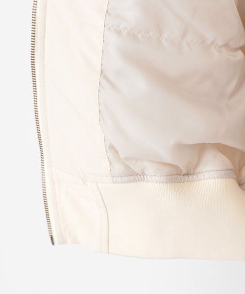 studio CLIP(スタディオクリップ)の「MA-1ブルゾン(ジャケット/アウター・レディース・アイボリー52/ベージュ55/カーキ78・M/L)」の21枚目の写真