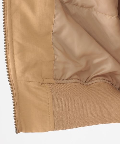 studio CLIP(スタディオクリップ)の「MA-1ブルゾン(ジャケット/アウター・レディース・アイボリー52/ベージュ55/カーキ78・M/L)」の18枚目の写真