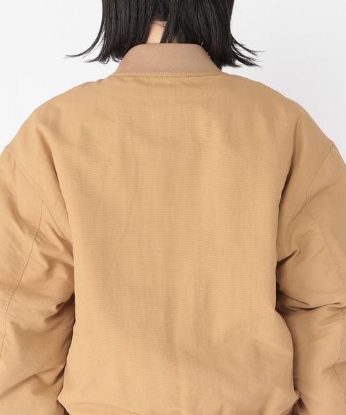 studio CLIP(スタディオクリップ)の「MA-1ブルゾン(ジャケット/アウター・レディース・アイボリー52/ベージュ55/カーキ78・M/L)」の17枚目の写真