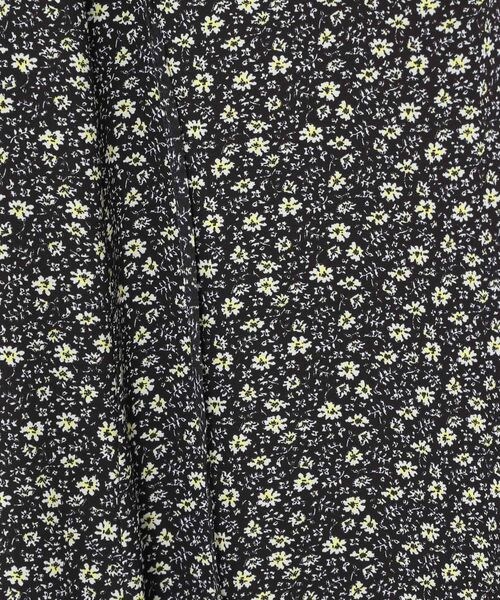 mysty woman（ミスティウーマン）の「ソフト花柄マーメイドスカート（スカート・レディース・ブラック09/ライトベージュ51/ミモザイエロー65・F）」の21枚目の写真