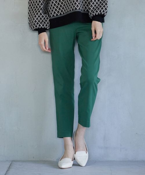 GLOBAL WORK（グローバルワーク）の「あったかスゴラクスリムテーパーパンツ（パンツ・レディース・アイボリー08/ブラック09/モカブラウン54/ネイビー88・XS/S/M/L/XL/XXL）」の15枚目の写真