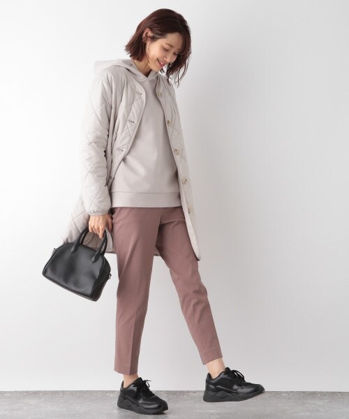 GLOBAL WORK（グローバルワーク）の「あったかスゴラクスリムテーパーパンツ（パンツ・レディース・アイボリー08/ブラック09/モカブラウン54/ネイビー88・XS/S/M/L/XL/XXL）」の21枚目の写真