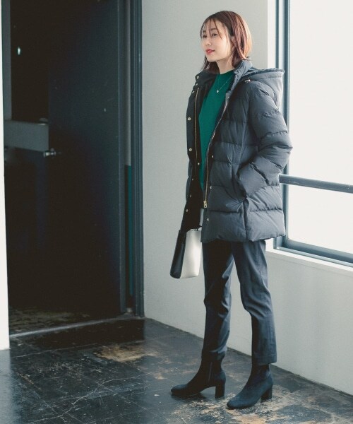 GLOBAL WORK（グローバルワーク）の「あったかスゴラクスリムテーパーパンツ（パンツ・レディース・アイボリー08/ブラック09/モカブラウン54/ネイビー88・XS/S/M/L/XL/XXL）」の8枚目の写真