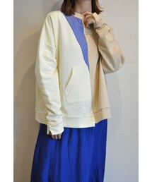 blanc basque | バックジップスウェットプルオーバー(スウェット)