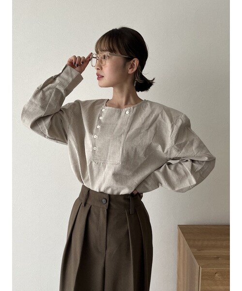 neam（ニーム）の「SPRING BUTTON BLOUSE（シャツ/ブラウス）」 - WEAR